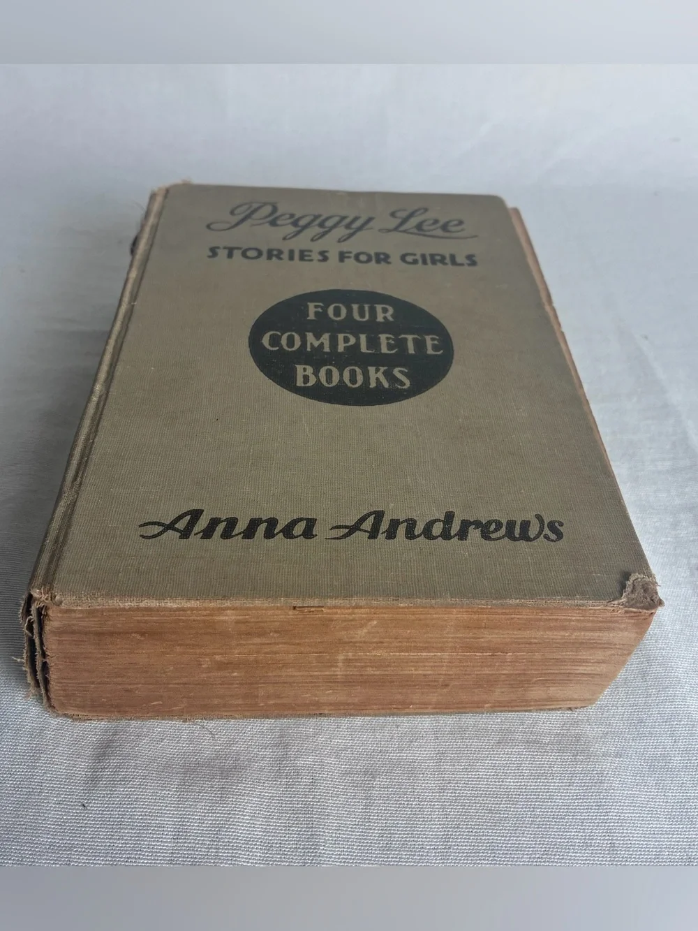 Vintage 1936 Peggy Lee Stories for Girls Hardcover Book 4 Complete Books 1 Volum